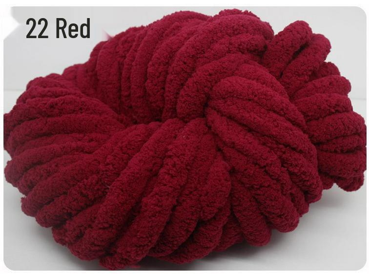 Winter DIY Super Dicke Isländische Wolle Handgewebter Schal & Mütze Garn