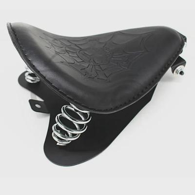 Harley Sportster XL883/XL1200 Skull Retro Spring Leather Seat Cushion