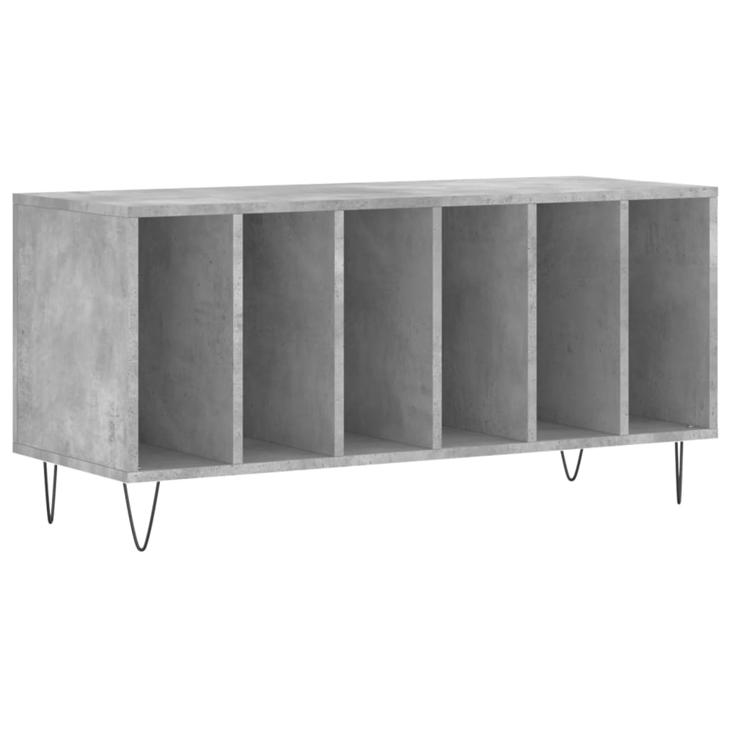 Record Cabinet Concrete Grey 100 x 38 x 48 cm Particleboard