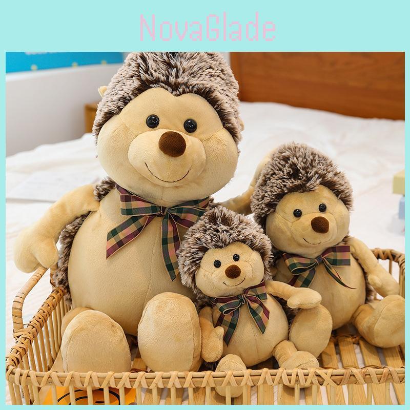 Cute Hedgehog Plush Toy Stuffed Animal For Girls Bedtime Cuddly Companion Warm Heart Gift
