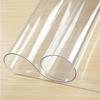 1.0mm Transparent PVC Tablecloth Waterproof Oil Proof Soft Glass Table Cover for Living Room Kitchen