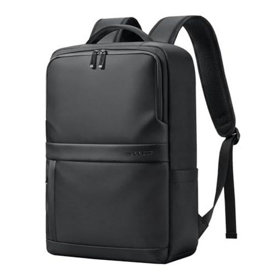 BUKKUUE Backpack Men Business Waterproof Large Capacity 15.6 Inch PC Storage Carry-On Lightweight Water-Repellent Commuting Trip Bag Rucksack Zipper