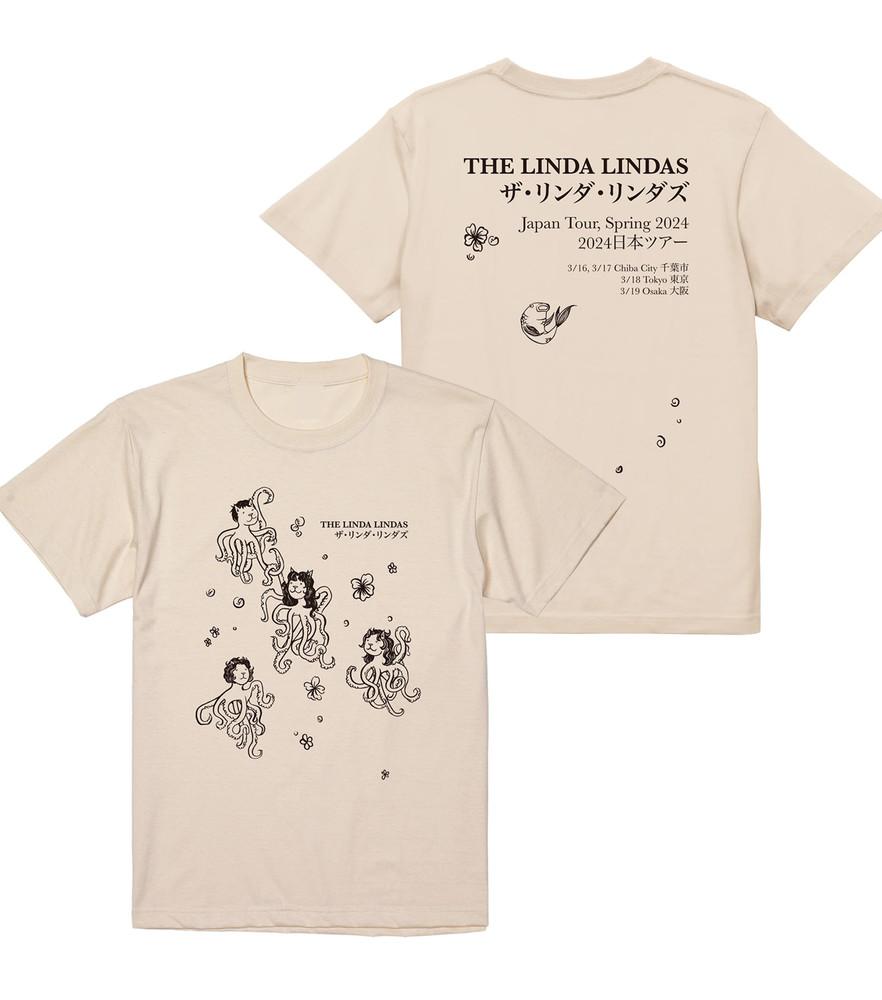 

НОВИНКА Футболка унисекс The Linda Lindas тур по Японии от S до 45XL 1F2523 Унисекс Футболка XL