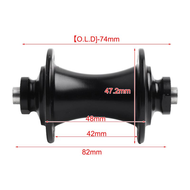 Fahrradzubehör Premium-Aluminiumlegierung 20-Loch Vorderradnabe Perfekt geeignet für faltbare Designs von Für Brompton/Für