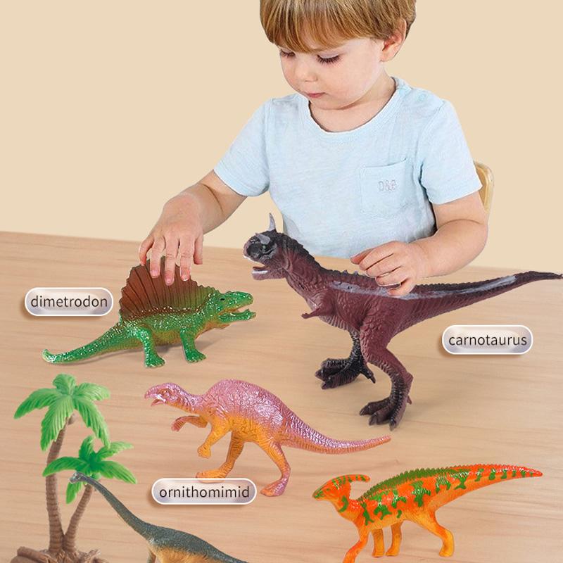 New IY Dinosaur Park Model Children's Simulated Animal Toys Boys Educational Assembly Model Toys Birthday Gifts