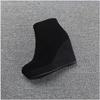 Fashion Temperament 2025 New Booties Spring and Autumn Winter Heightened Comfortable Platform Single Boots