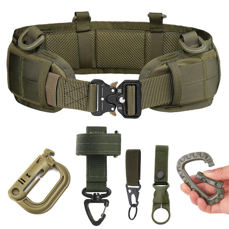 Tactical Outdoor Multifunction Waistband with Molle Accessories for CS Competitions