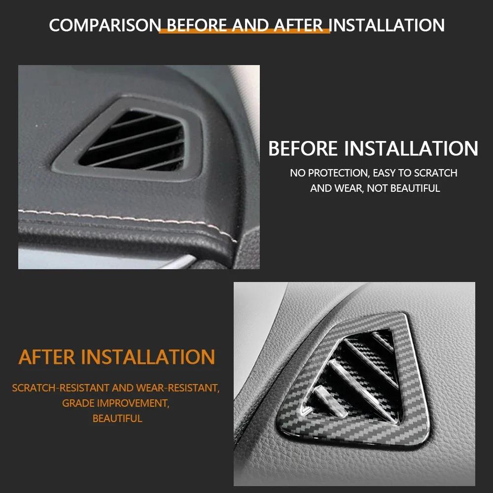 For ISUZU DMAX D-MAX 2025 2025 2025 LHD Dashboard Air Conditioning Vent Cover AC Outlet Trim Decoration Sticker Interior