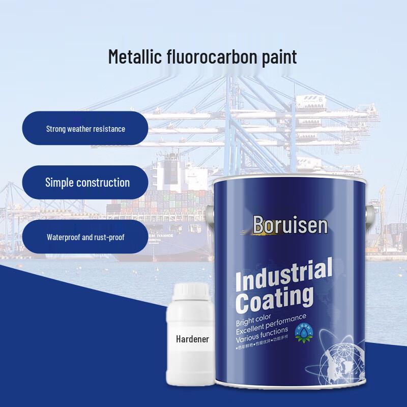 Boruisen Metal Fluorocarbon Anti-Corrosion Paint 6KG