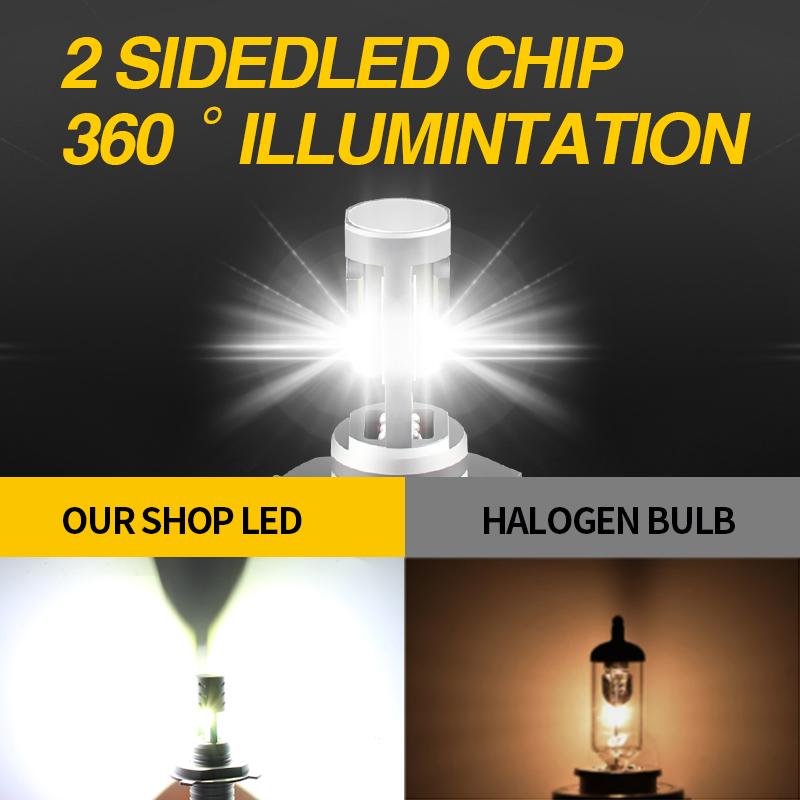 1PC H4 H1S 9003 LED Motorcycle Headlight Bulb For Yamaha MT07 MT03 MT09 High Low Beam Motorbike Headlamp High Power Spotlight