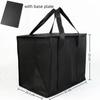 Thermal Insulated Food Delivery Bag Tear Resistant Aluminum Foil Lining Reusable Zipper for Commercial Food Delivery Service