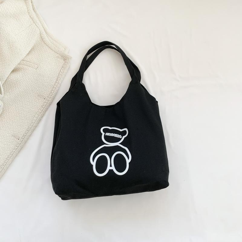 

холщовая сумка женская новая женская сумка-мессенджер, литературная сумка для путешественников, нишевая сумка через плечо, модная сумка-тоут, сумка для покупок чёрный