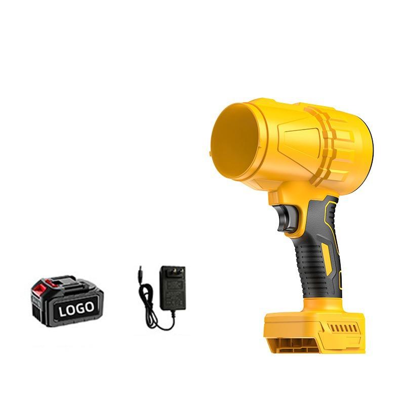 

Турбовоздуходувка, Воздуходувка для листьев, Мощный турбовентилятор, Бесщеточный двигатель из чистой меди, Сушка автомобиля, Ручная снегоуборка, Аккумуляторная турбовоздуходувка One charge, one use жёлтый