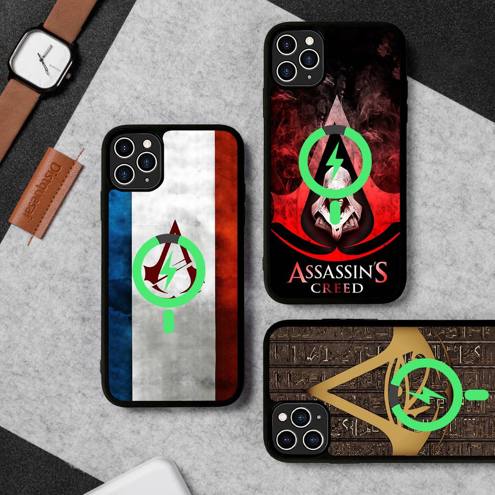 A-Assassin S -Creed Gaming For Magsafe Magnetic Phone Case For IPhone 17 16 Pro Max 15 Plus 14 13 12 11 Cover