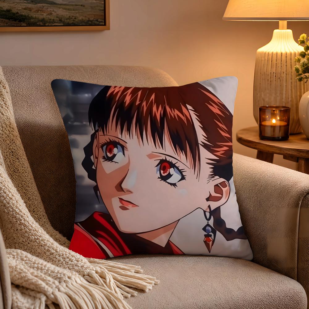 A Kite Anime Cushion Cover Soft Plush Cushion Cover Double Print And Invisible Zipper For Sofa Home Car Use