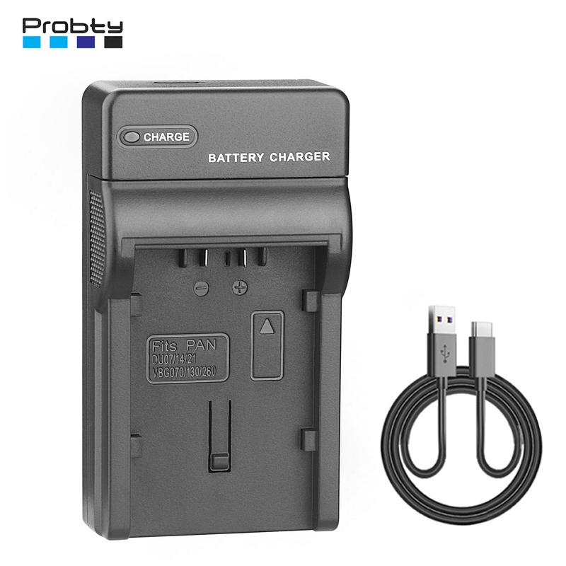 Battery Charger for Panasonic CGA-DU07 CGA-DU14 CGA-DU21 VW-VBG070/130/260 VW-VBG130 VW-VBG260 VW-VBD140 VW-VBD210