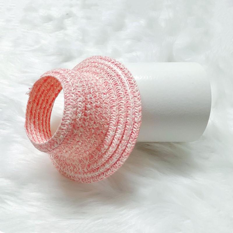 15cm x 17cm Pull-On Cloth Macaron Princess Hat: Cute Straw Party Accessory