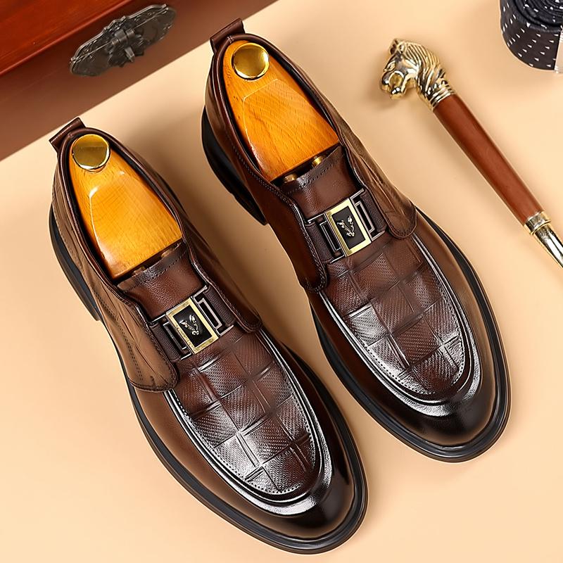 

Мода Новая Ручной Работы Кожа Повседневная Мужская Обувь Дизайн Кроссовки Мужские Дышащая Кожаная Обувь Мужская Уличные Кроссовки 44 коричневый