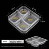 Miaojiayi Disposable 4-Compartment Meal Prep Containers
