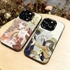 Kamisama Kiss Tomoe X Namami Phone Case For iPhone 17,16,15,14,13,12,11 Plus,Pro Max,XS,Colored Silver Plated Inside Cover