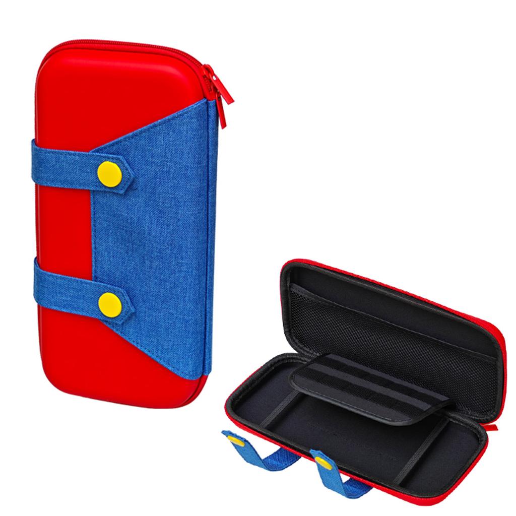 Game Console Storage Bag ,Shockproof Travel Bag With 10 Game Card Slots , Water ,Resistant Adjustable Strap ,