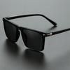 New Classic Black Square Sunglasses Men Fashion Mirror Blue Sun Glasses Unisex Vintage Anti Glare Driving Shades UV400