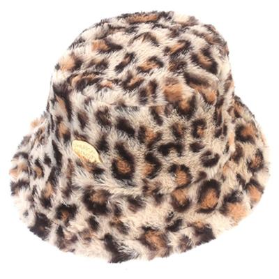 Universal Chemistry Fur Leopard Ivory Bucket Hat