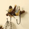 Wall Mounted Clothes Hook Bird Decoration Entryway Key Holder Wall Decorative Coat Hooks