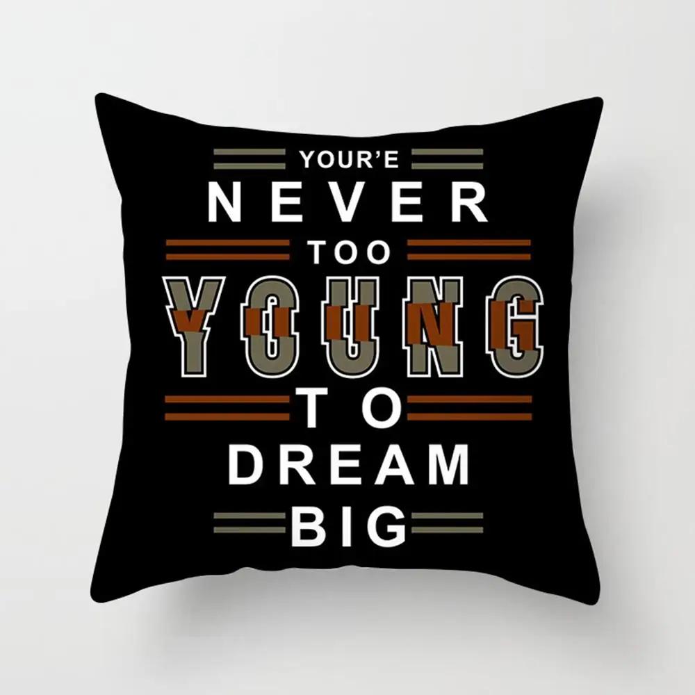 xcmNew Fashion Decorative Pillowcase BlackWhite Geometric Throw Cover Pillow Case Cushion For Living Room Square Home Decor