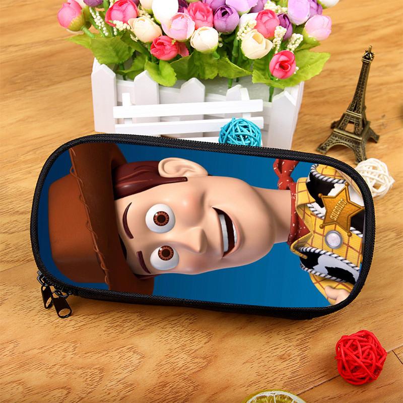 Toy Story Stor Kapacitet Nylon Pennskrin Med Flera Fack För Studenter Och Barn
