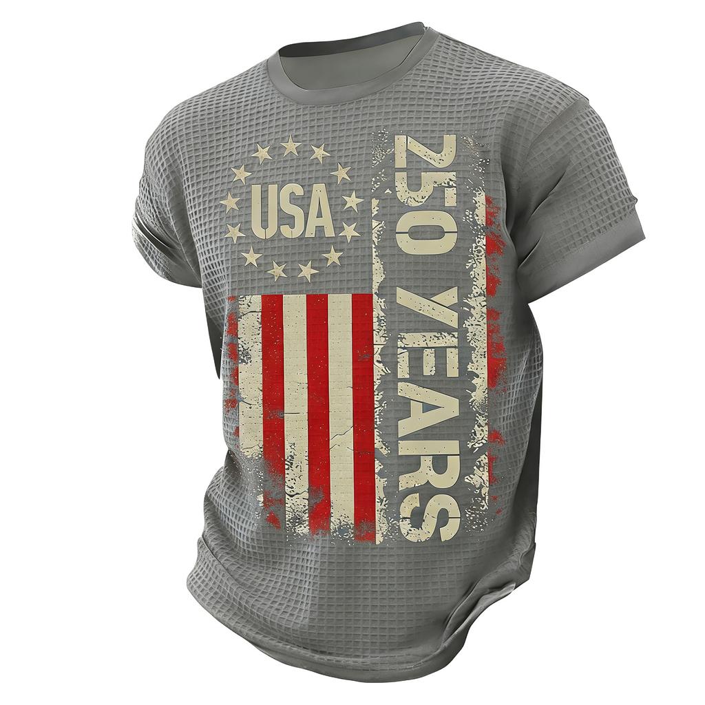 Men's Summer Print Short Sleeve Shirt Men's Casual Fashion Shirt