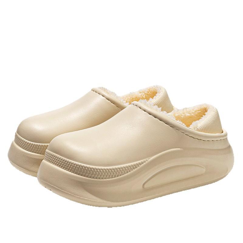 New waterproof and warm design EVA bag and cotton slippers, winter non-slip, light and soft home cotton shoes