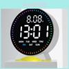 Modern Minimalist Led Alarm Clock With Night Light And Calendar For Bedroom Decor