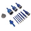 Diamond Hole Saw Kit Tile Drill Bits High Carbon Steel Diamond Drill Core Bits with Case for Porcelain Ceramic Granite