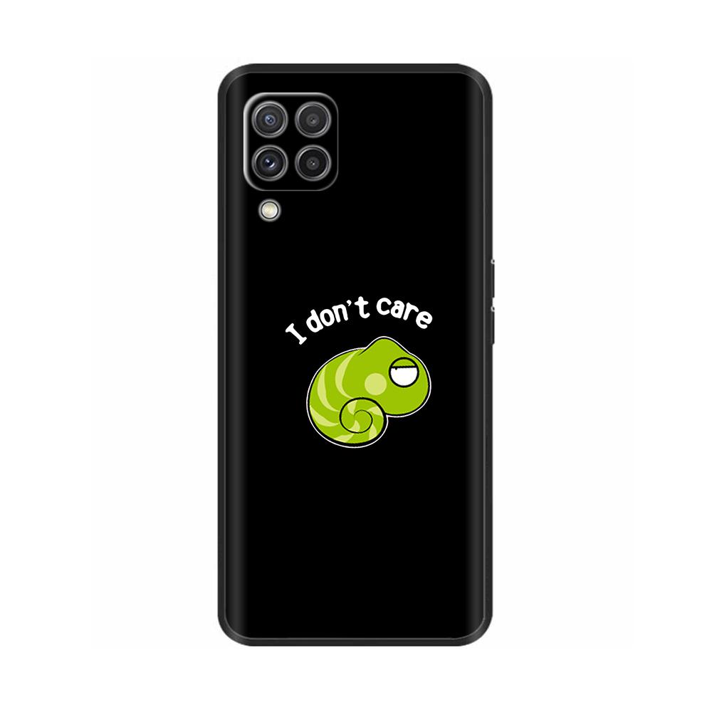 For Samsung A12 M12 F12 Case Stylish Painted Cover Soft Liquid Silicone Phone Case For Galaxy A12 A M F 12 Fundas TPU Capa Black