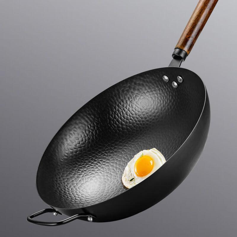 Zhishi Forged Cast Iron Coating-Free Non-Stick Wok