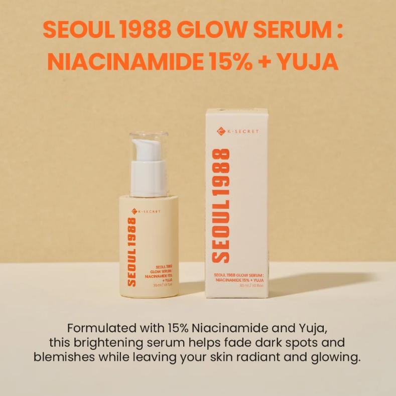 K-SECRET SEOUL 1988 YUJA GLOW SERUM 30ml