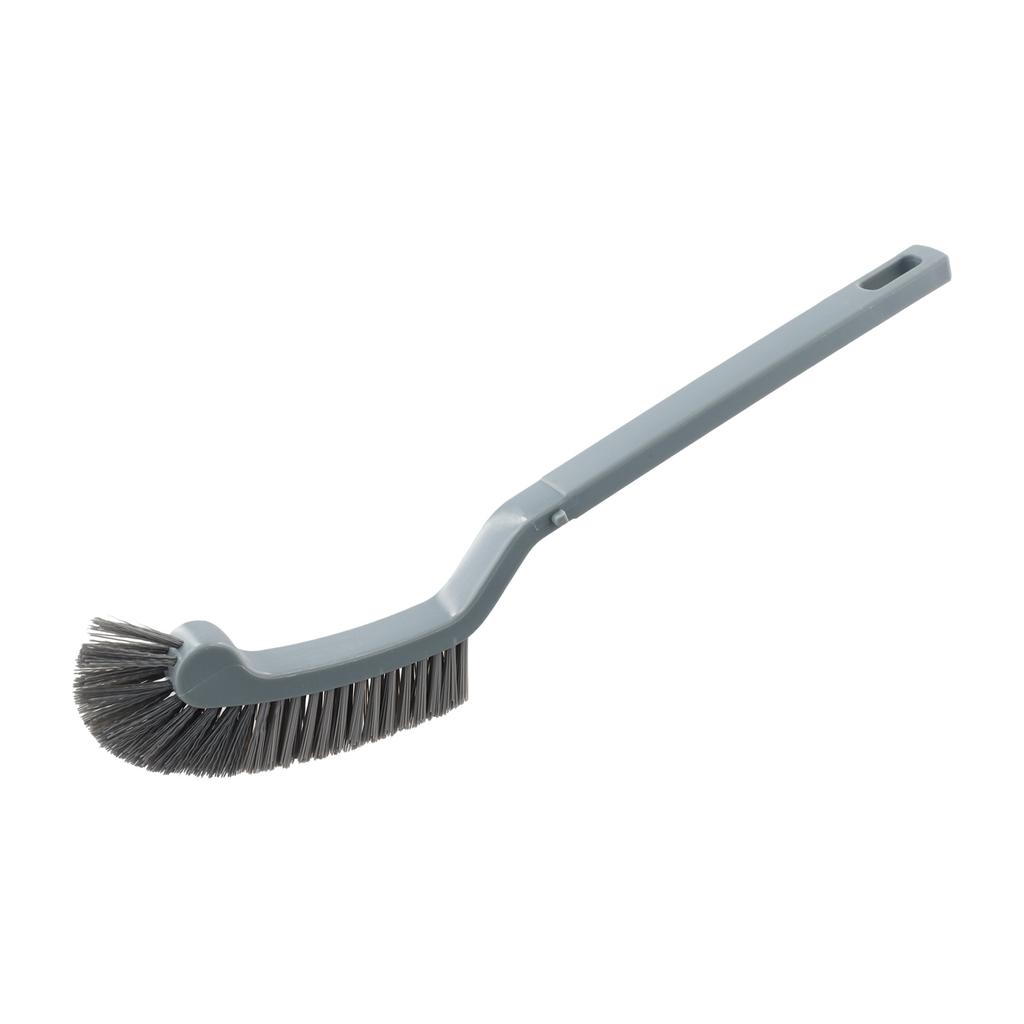 Corner Rim Cleaner Long Handle Graywhite Plastic Toilet Cleaning Brush