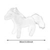 Horse Plush Doll Huggable Throw Pillow Stuffed Animal for Kids Adults Birthday Gift
