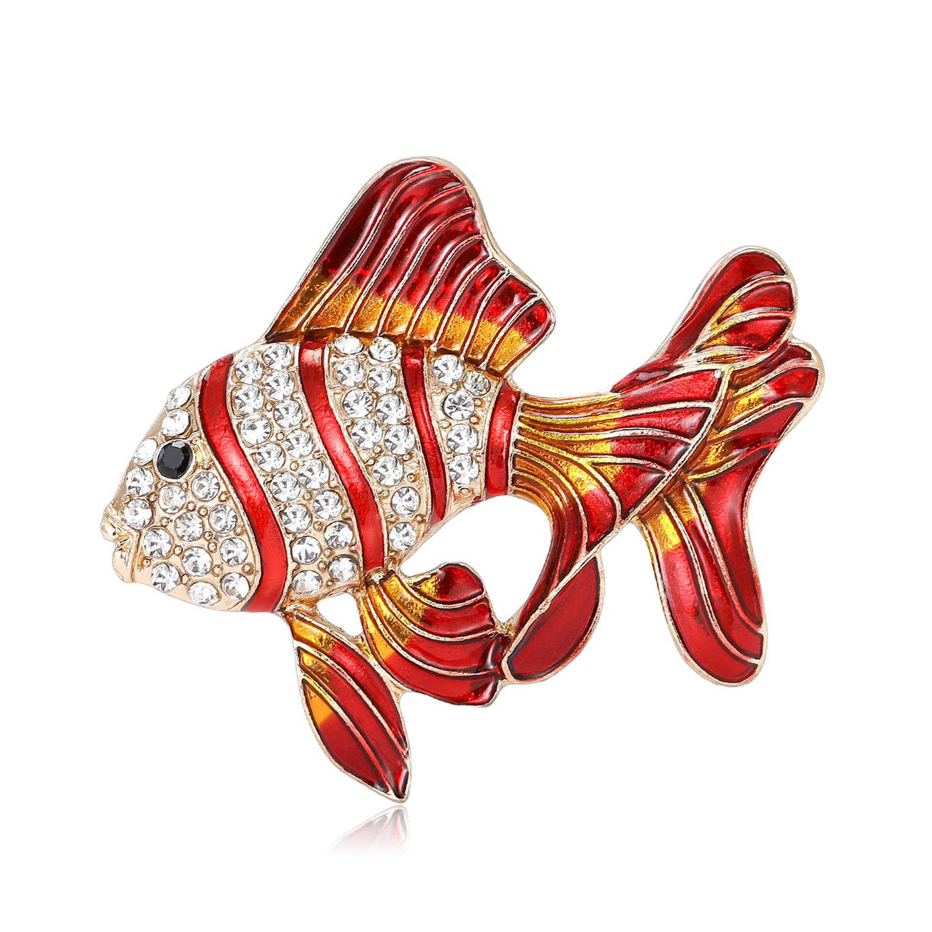 

Металевий значок Креативна брошка One Size червоний