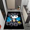 Snoopy And Woodstock Friendship Themed Anti-Slip Rugs - Polyester Home Decor, Suitable for Bedrooms, Living Rooms, Doorways, Studios, and Decorations