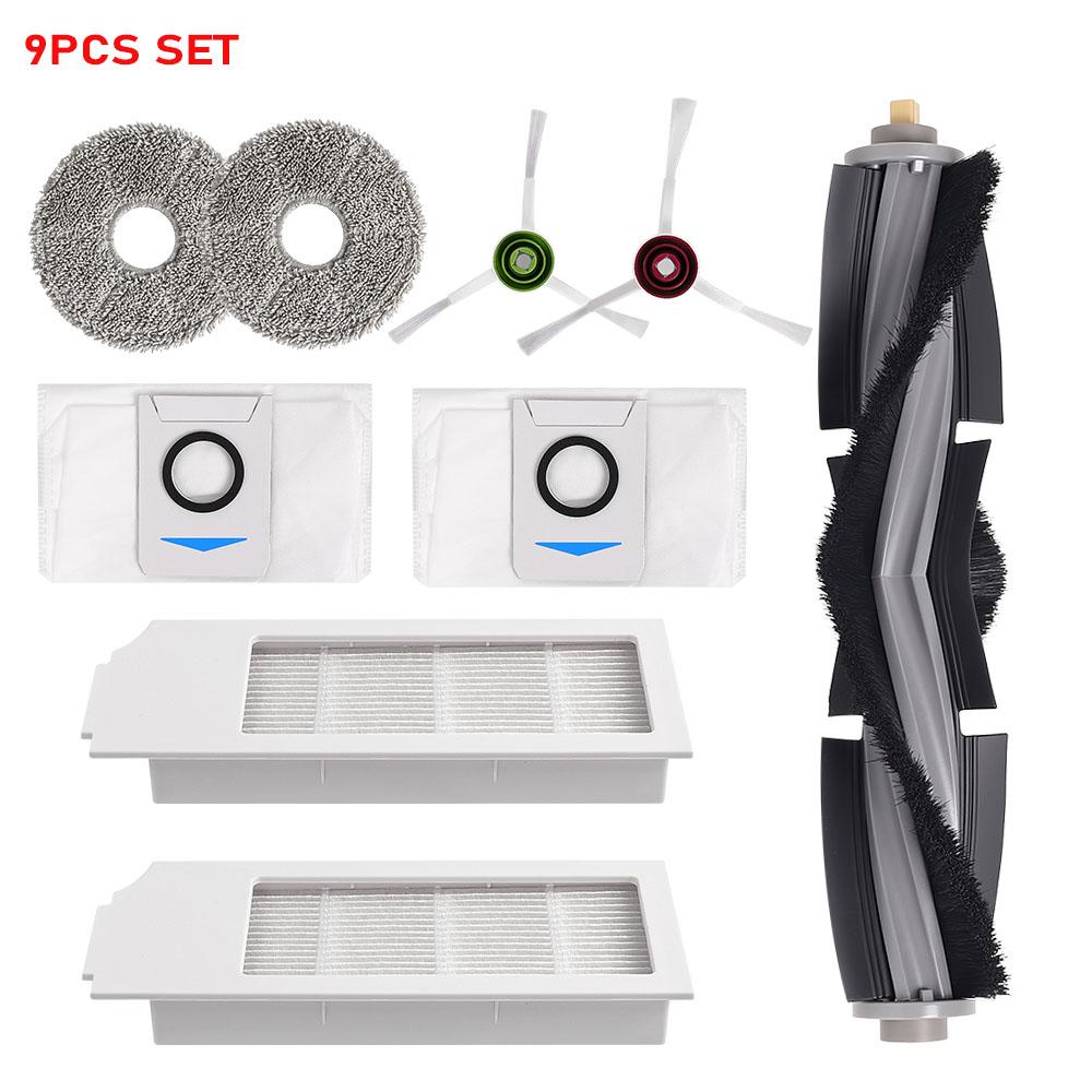 For Ecovacs Deebot X1 OMNI/TURBO T10 OMNI/TURBO/X1S PRO Vacuum Cleaner Parts Dust Box Main Side Brush HEPA Filter Mop Cloths Dust Bag Spare Parts