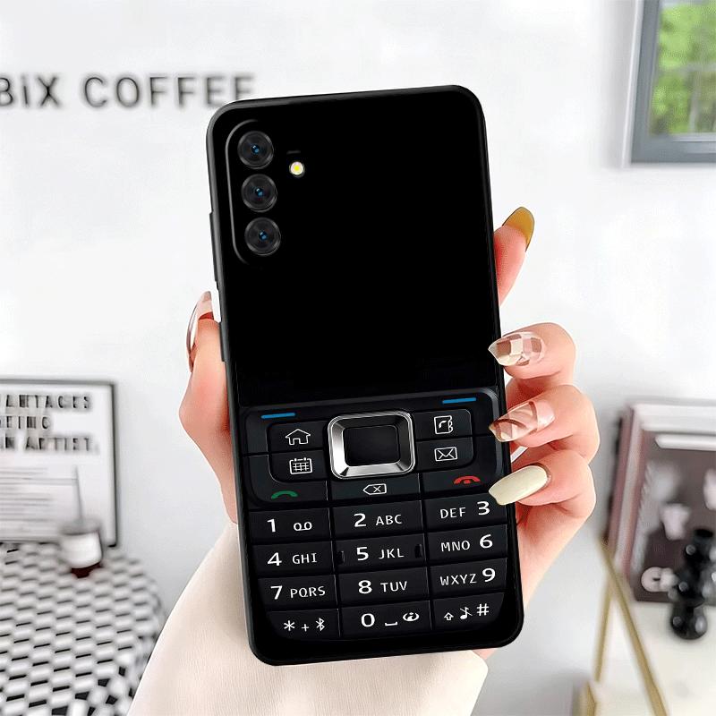 Funny Retro Callphone Soft Phone Case for Samsung A17 A37 A57 A16 A26 A36 A56 A15 A25 A35 A55 A14 A24 A34 A54 A13 A23 A33 A53 A5