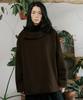 Malen Unisex Side Collar Coat Brown