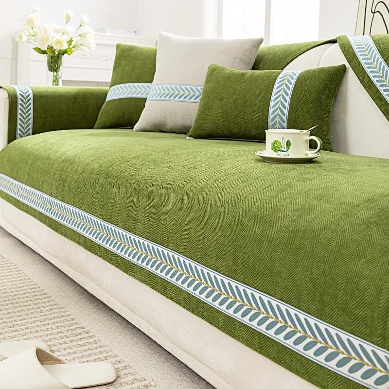 Sofa Cushion Four Seasons Universal Living Room Light Luxury High-Grade Sofa Cover Non-Slip Backrest Armrest Cover Towel