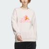 Adidas Dragon Year Sweatshirt With Alphabet Logo And Cartoon Print Women Tops Light-Purple Pink JE6095