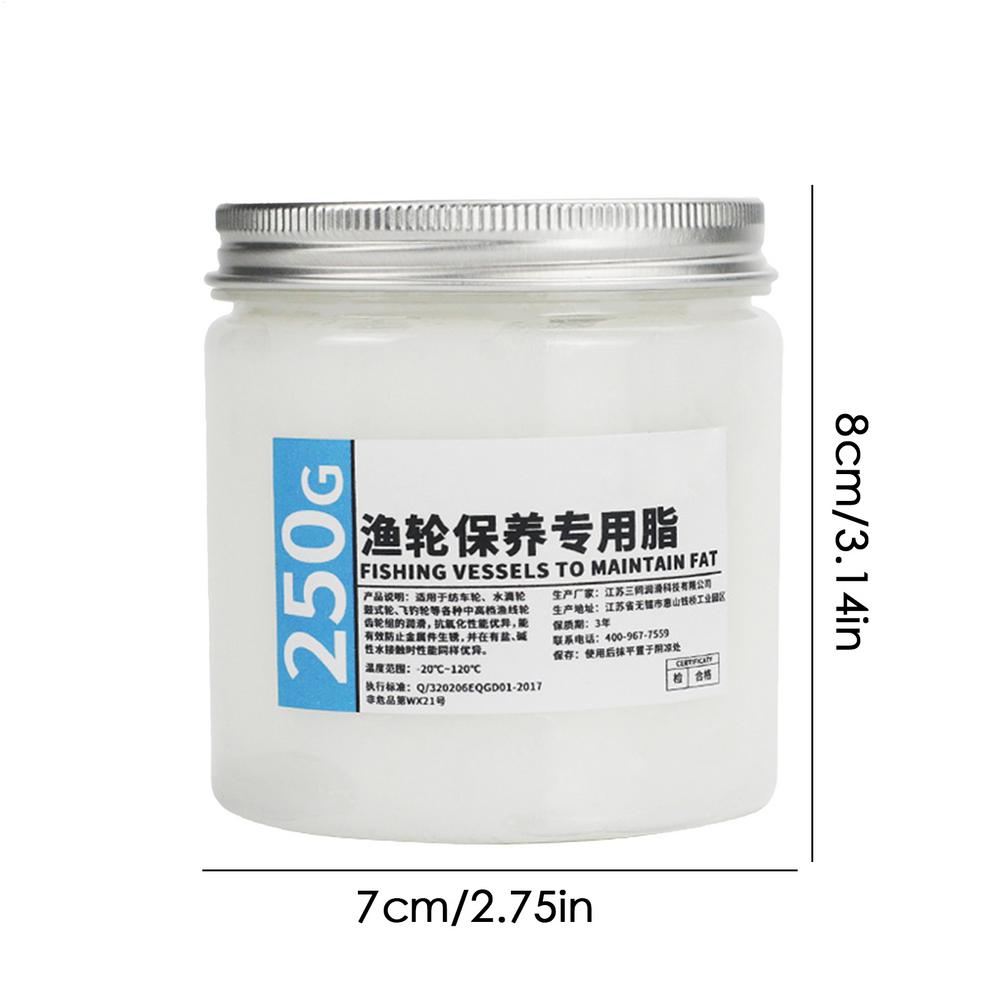 250g Fishing Reel Grease Kit Fishing Reel Grease Fishing Reel Oil Effective Fishing Reel Care Accessories Fishing Reel Lubricant