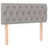 VidaXL Headboard Bedroom Furniture Bed Accessory Single Bed Headboard Interior Light Grey 346326