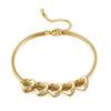 Women's Personalized Adjustable Anklet Bracelet, Stainless Steel Heart-shaped Love DIY Name Anklet, Women's Jewelry