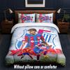 Lamine Yamal Design Bed Bedding Set 1 Duvet Cover + 2 Pillowcases Soft Breathable Household Bed Linens